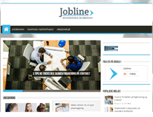 Tablet Screenshot of jobline.dk