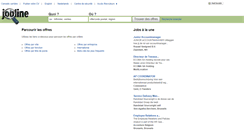 Desktop Screenshot of fr.jobline.be