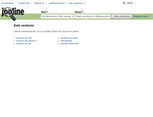 Tablet Screenshot of jobline.nl